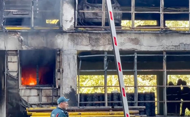 После пожара на парковке в Одинцово возбудили уголовное дело