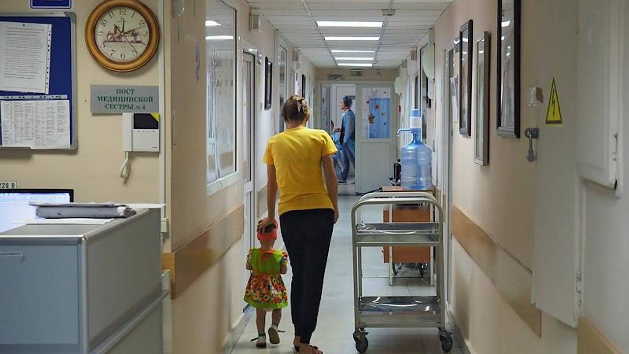 Число детей с пневмонией в больнице российского региона увеличилось