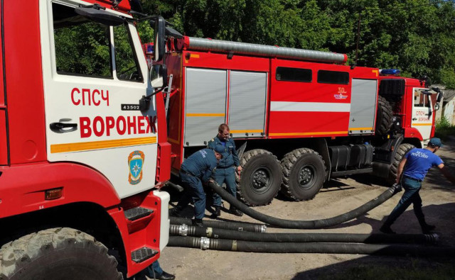В Воронежской области локализовали пожар после атаки дрона ВСУ