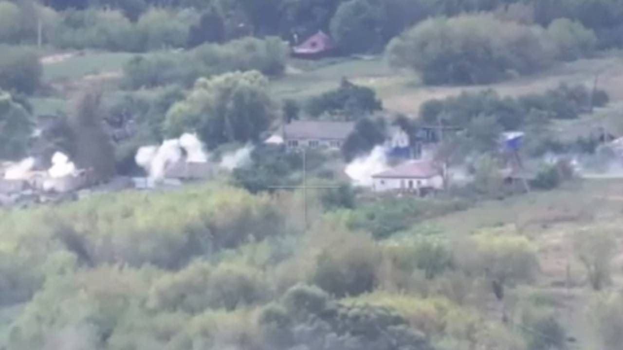 Прорыв российских войск в Курской области сняли на видео
