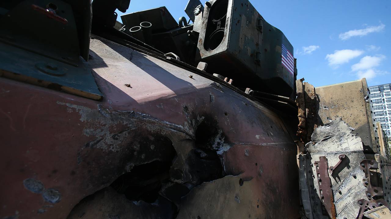 Российский боец рассказал об эвакуации американской БМП Bradley