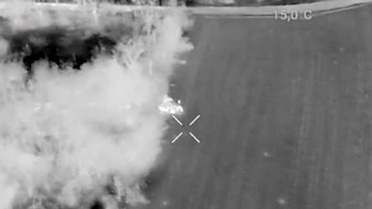 Минобороны показало кадры ударов по скоплению ВСУ в лесополосе Курской области