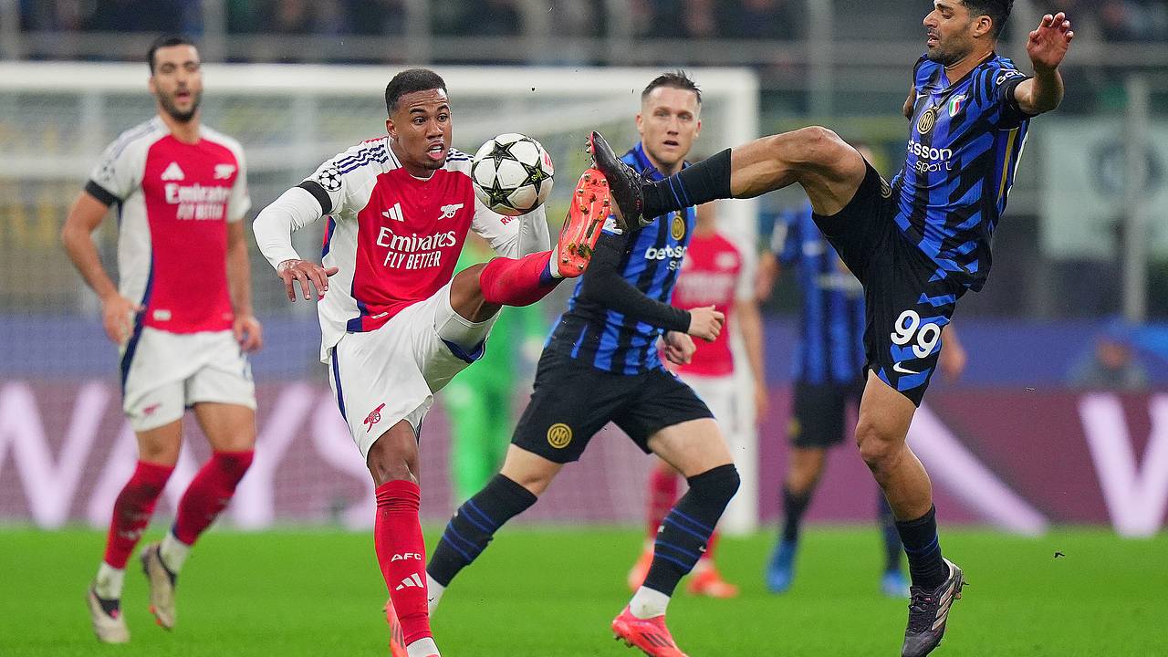 «Интер» победил «Арсенал» в матче Лиги чемпионов