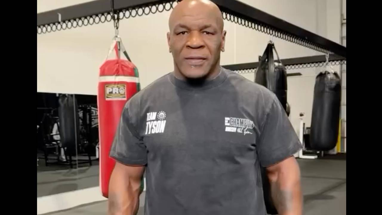 Майк Тайсон показал актуальную форму за неделю до боя с Джейком Полом