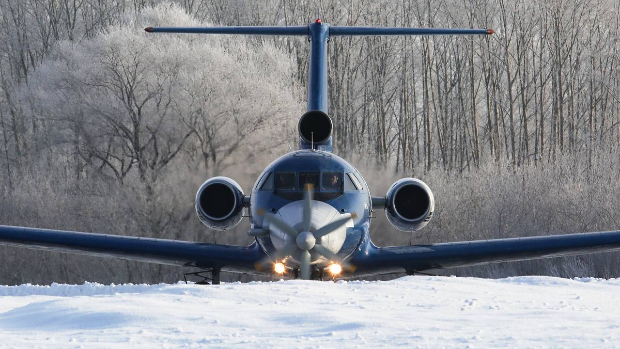 Самолет с россиянами на борту выкатился за пределы полосы после посадки