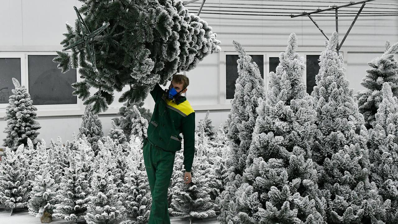 В России подорожали искусственные елки