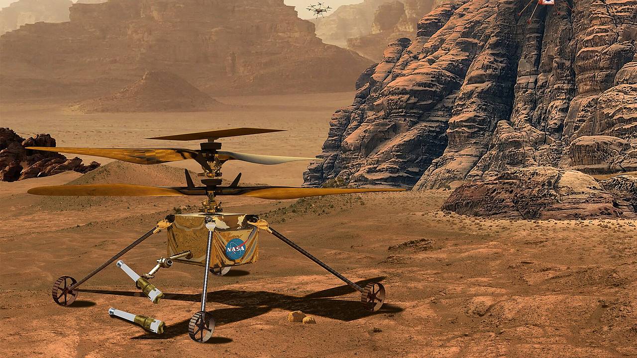 НАСА объяснило причину потери вертолета Ingenuity на Марсе