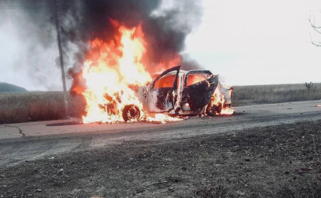В Белгородской области боец самообороны пострадал при атаке дрона на авто