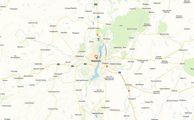 В Воронежской области загорелись обломки упавшего беспилотника