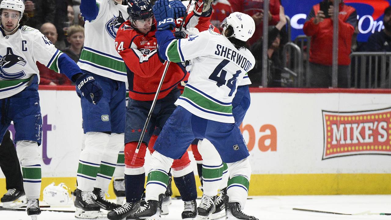 Команда Овечкина устроила массовую драку во время матча НХЛ