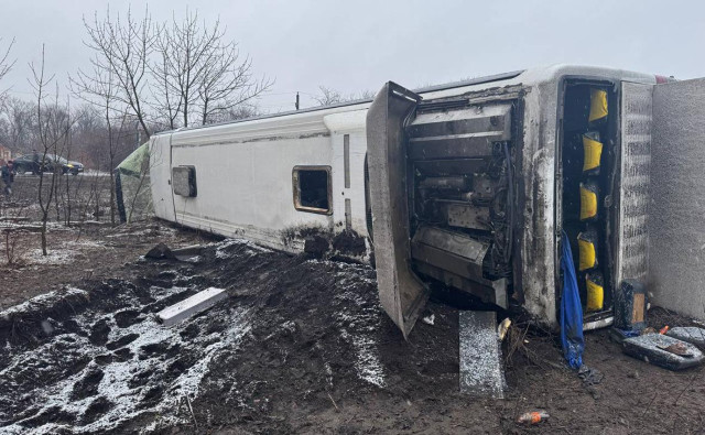 В ДНР три человека погибли и 27 пострадали в аварии с рейсовым автобусом