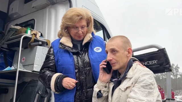 Москалькова показала видео с возвращенными из плена российскими военными