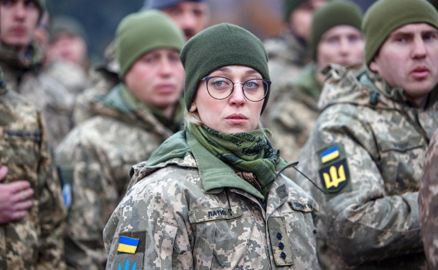 В составе «Украинского легиона» в Польше впервые появились женщины