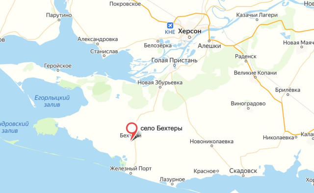 Следственный комитет завел дело после обстрела села в Херсонской области