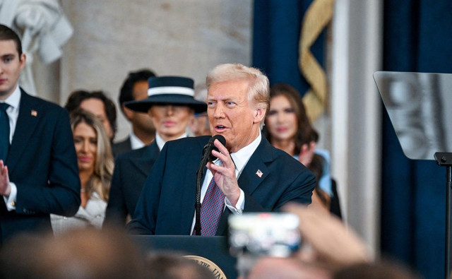 Трамп в инаугурационной речи не упомянул ни Россию, ни Украину