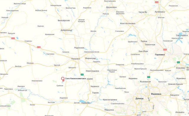 Российские военные заняли село Новоелизаветовка в ДНР