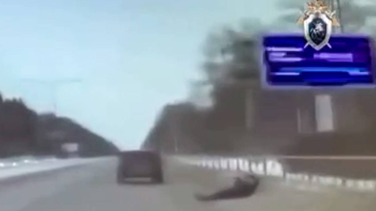 Россиянин провез сотрудника ФСИН на капоте три километра и попал на видео