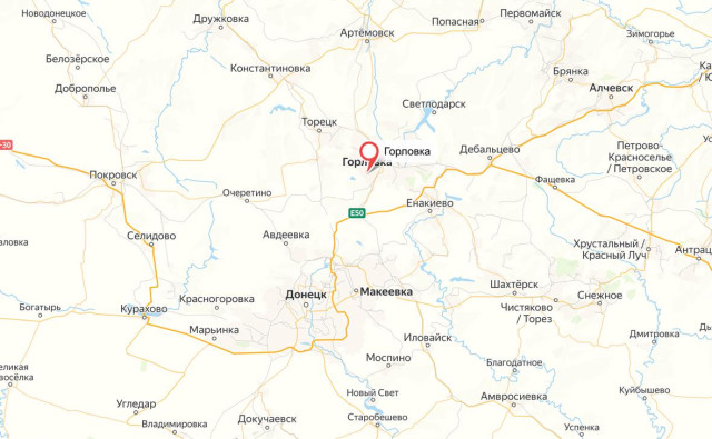В Горловке при обстреле больницы пострадали 10 человек