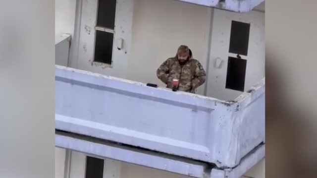 В Химках задержали мужчину, вышедшего с оружием на балкон