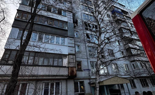 В Самаре произошел пожар в многоэтажном доме