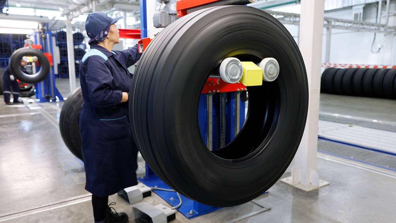 В России выросло производство шин
