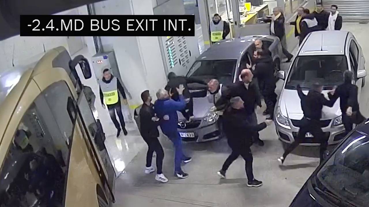 Появилось видео потасовки в Греции с участием российского футболиста