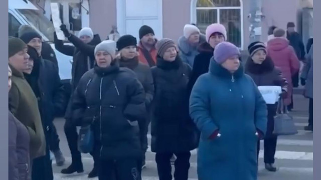В Кривом Роге жители вышли на митинг из-за отсутствия отопления