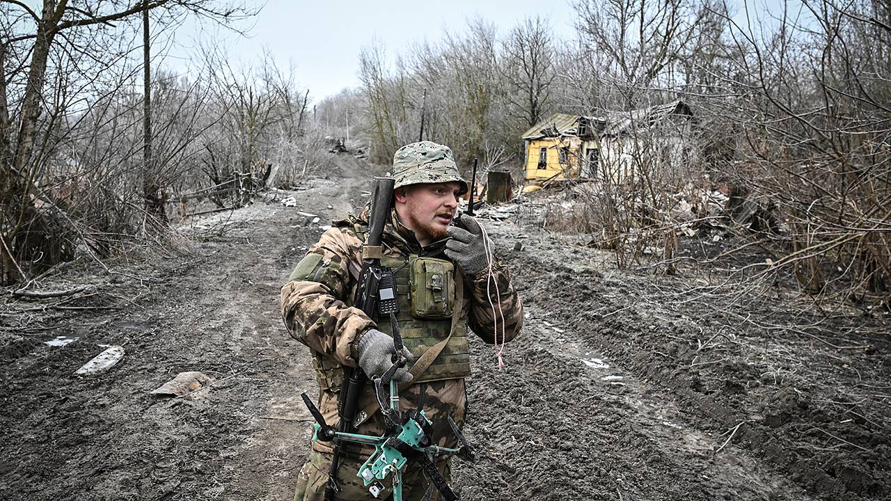 Российские военные захватили работоспособный коптер украинских диверсантов