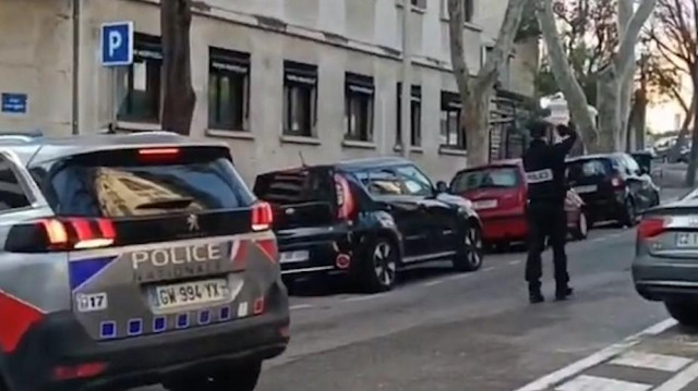 Обстановка на месте после взрыва в консульстве России в Марселе. Видео