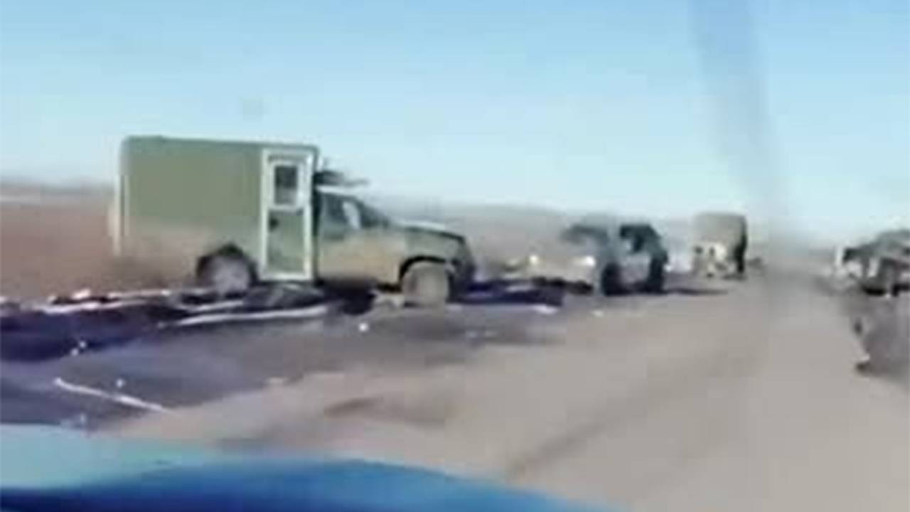 Появилось новое видео с «дороги смерти» в Курской области