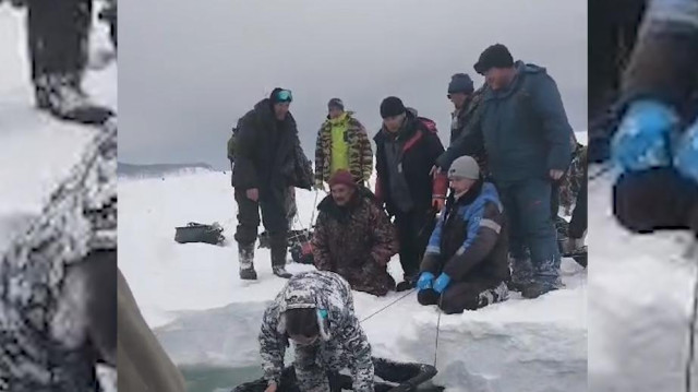 На Сахалине от берега оторвало льдину с 200 рыбаками