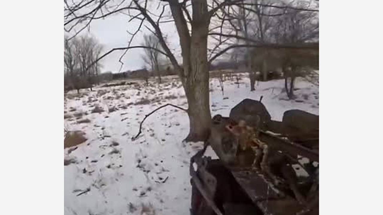 Появилось видео уничтожения трех наемников ВСУ бойцом с пистолетом