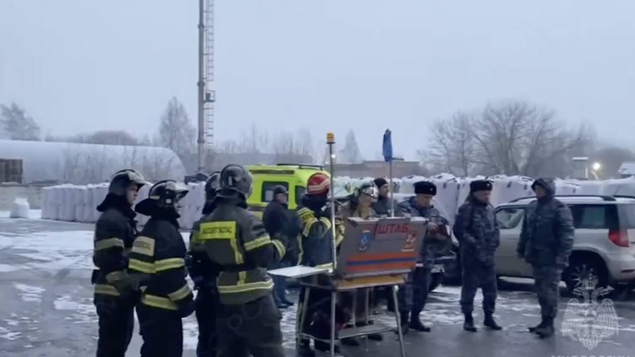 Пожар на складе пластиковой продукции в Подмосковье локализовали