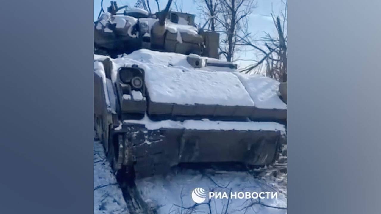 Бойцы «Севера» захватили американскую БМП Bradley ВСУ в Курской области
