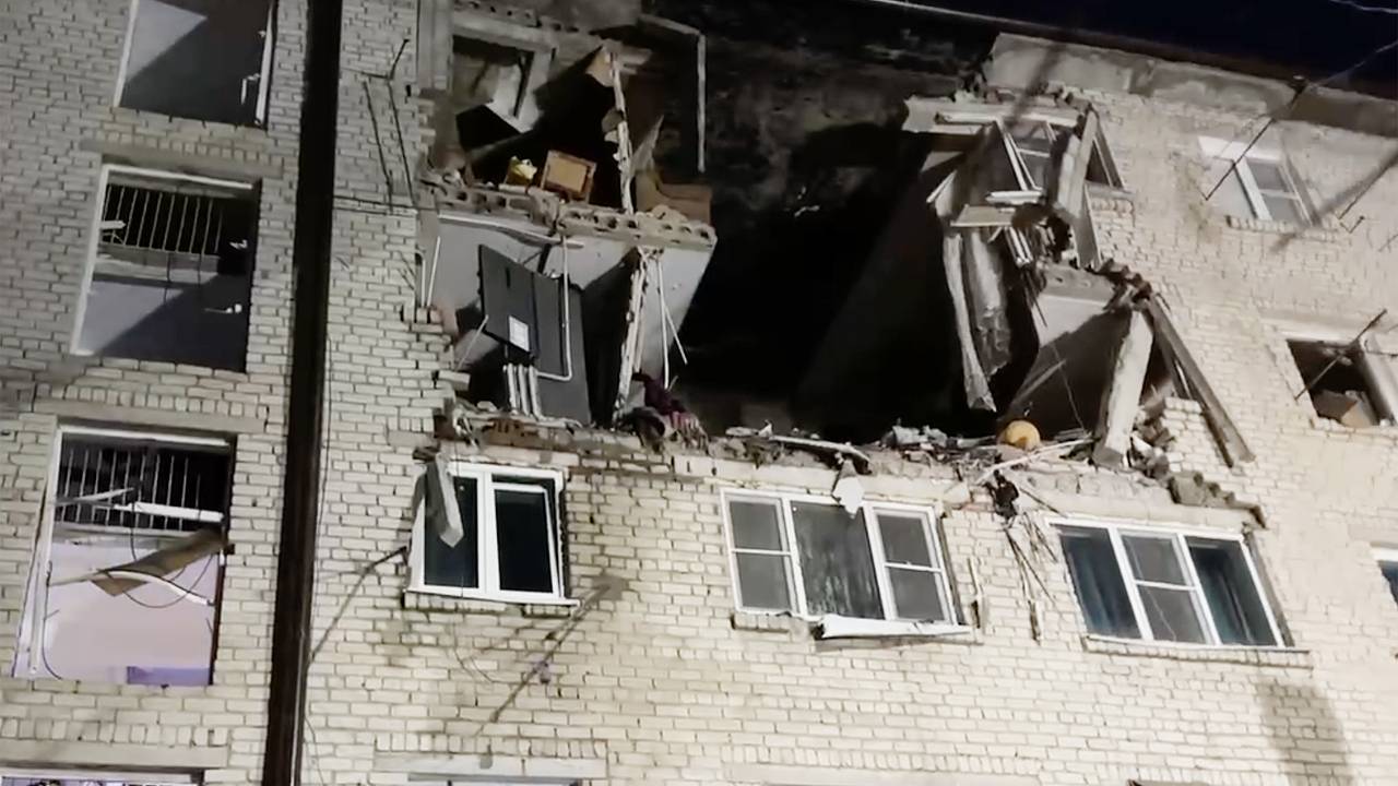 Обстановка в разрушенном от взрыва газа дома на Кубани попала на видео
