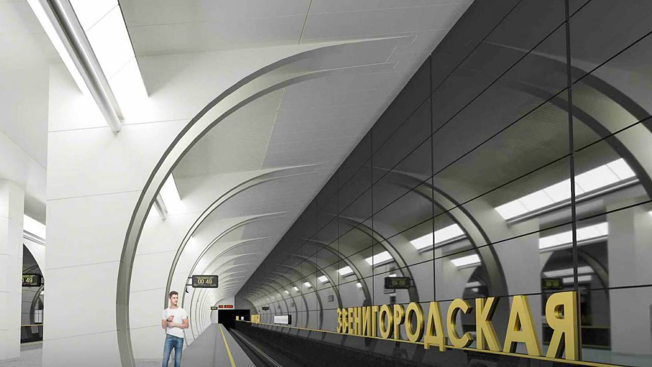 Собянин показал интерьер будущей станции московского метро