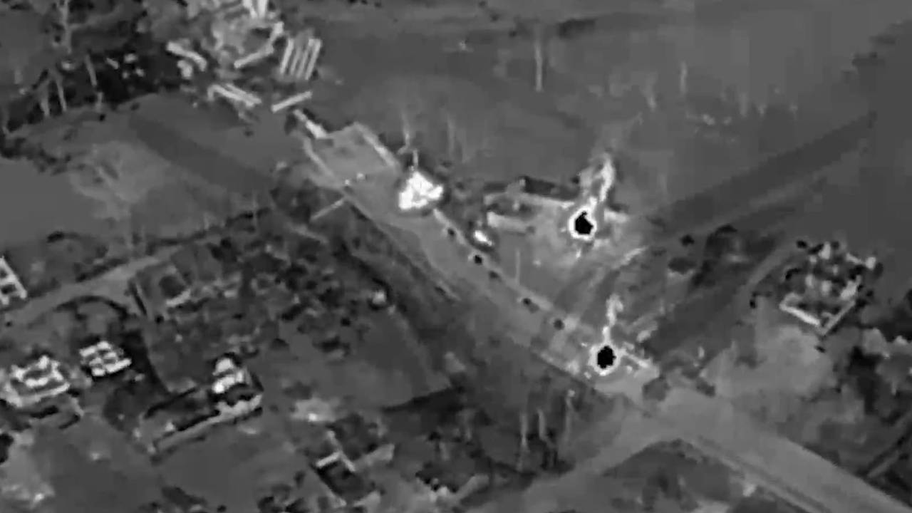Уничтожение бежавшей из Суджи колонны ВСУ попало на видео