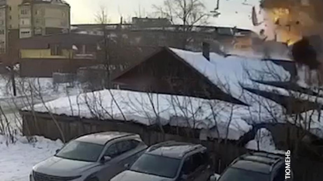 Врыв в частном доме в Тобольске. Видео