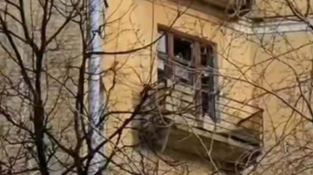 Кадры с мест падения БПЛА в Москве и Подмосковье