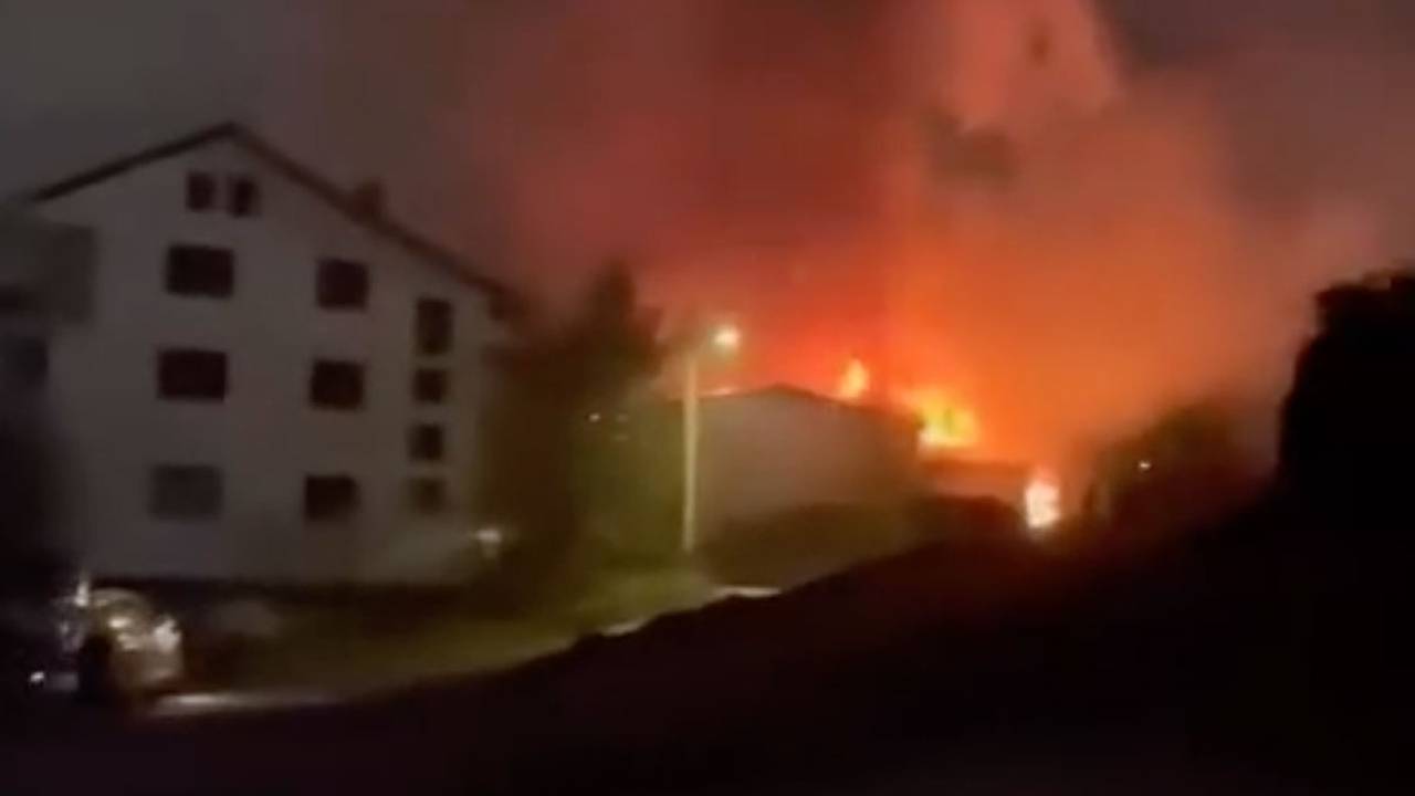 Пожар на дискотеке в Северной Македонии сняли на видео