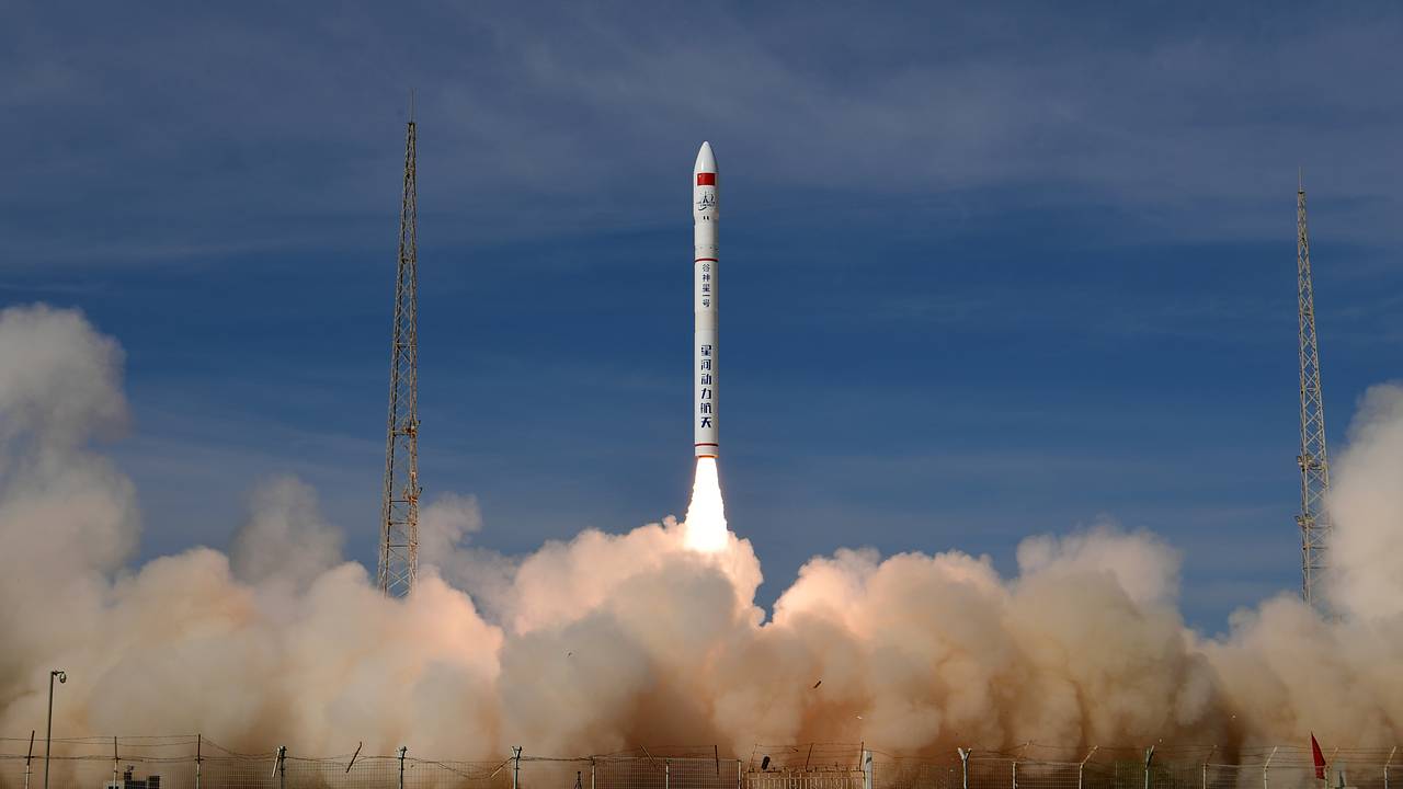 На китайской ракете Ceres-1 запустили восемь спутников