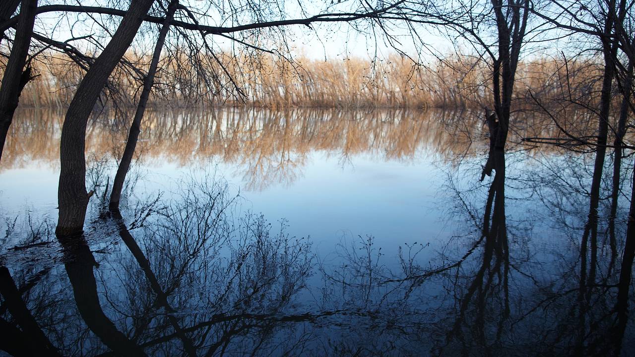 В России начали разливаться реки