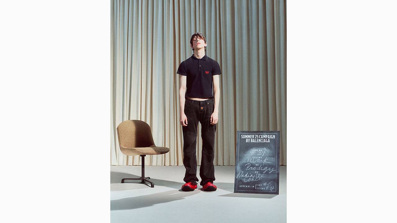 Марк Эйдельштейн снялся в рекламной кампании Balenciaga