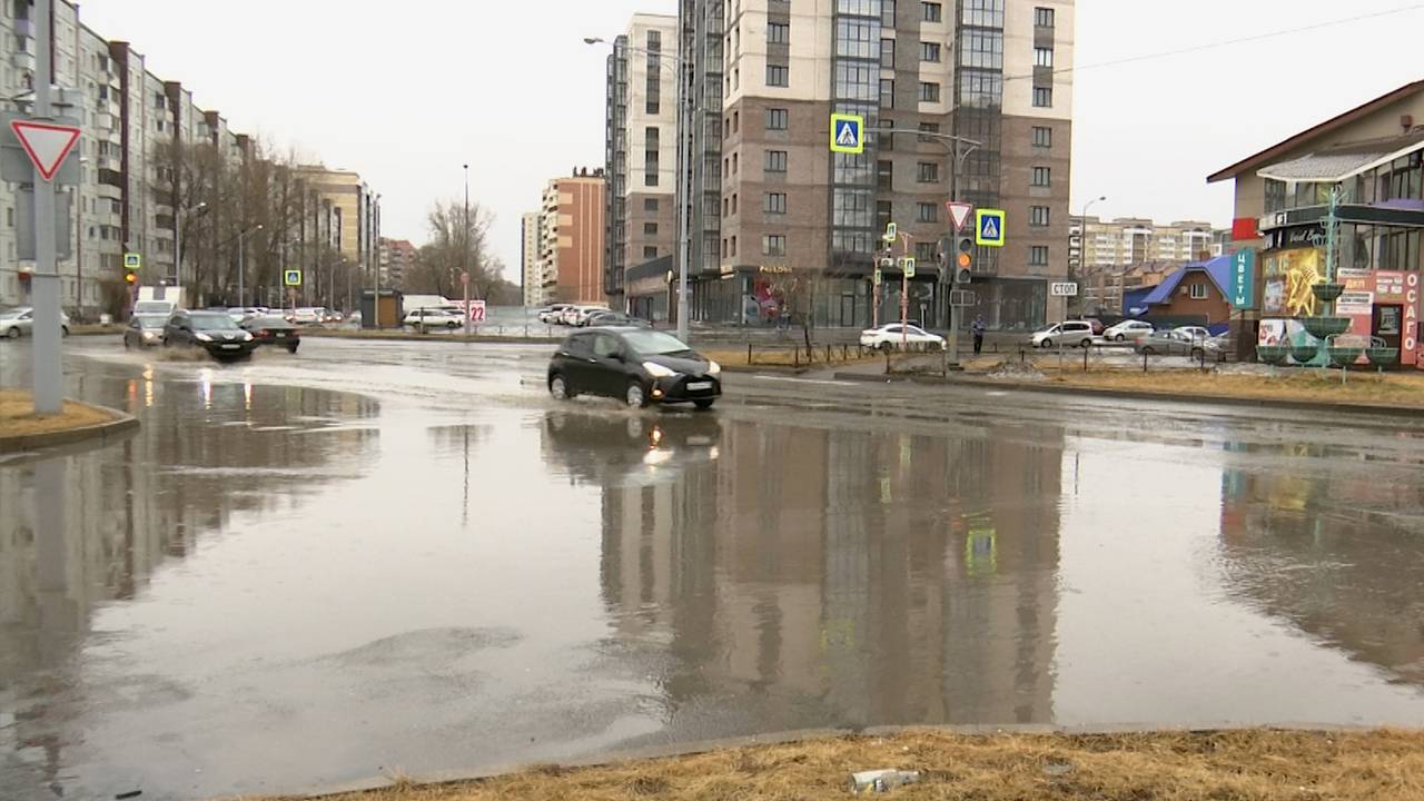 Российский город превратился в Венецию из-за дождей и талого снега