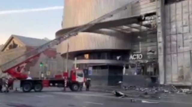 Пожар в торговом центре в Ростове-на-Дону. Видео