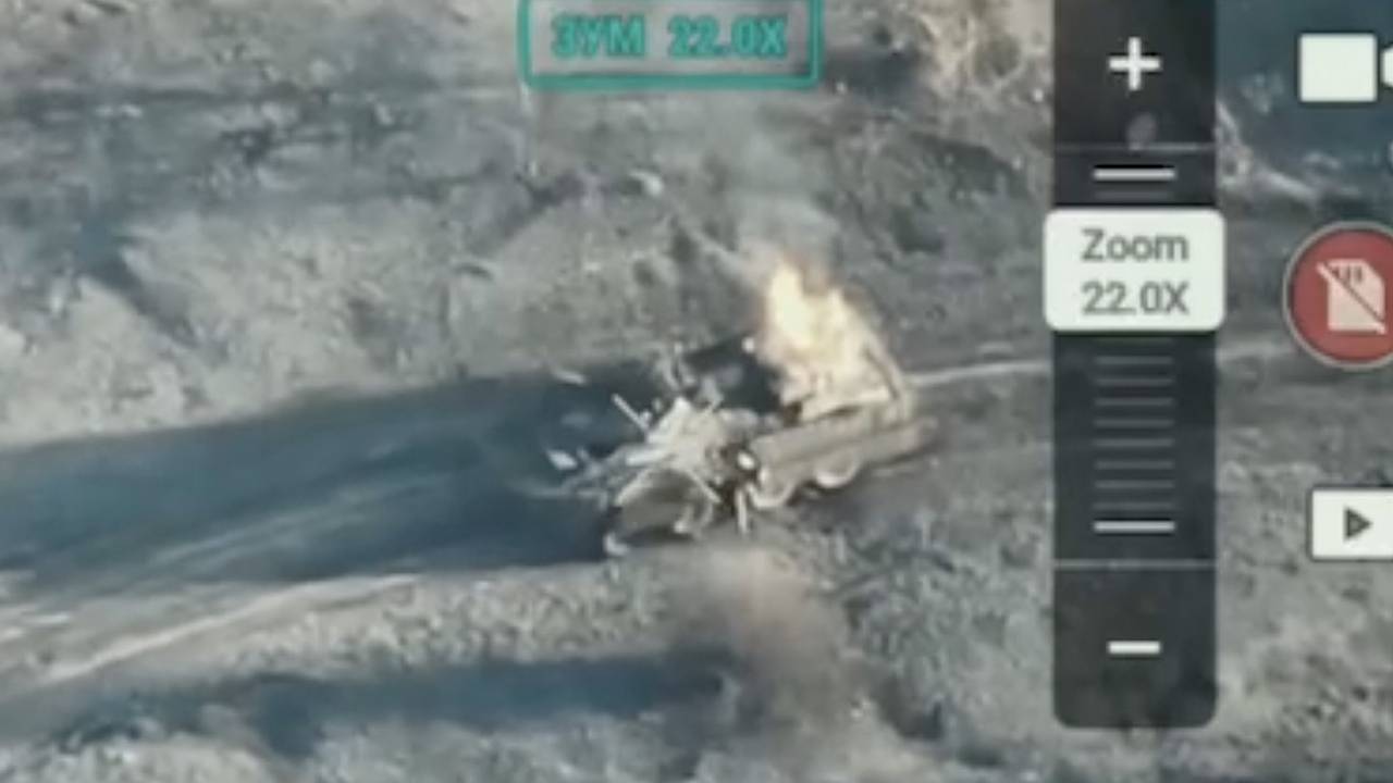 В Курской области морпехи вели бой из горящего БТР и попали на видео