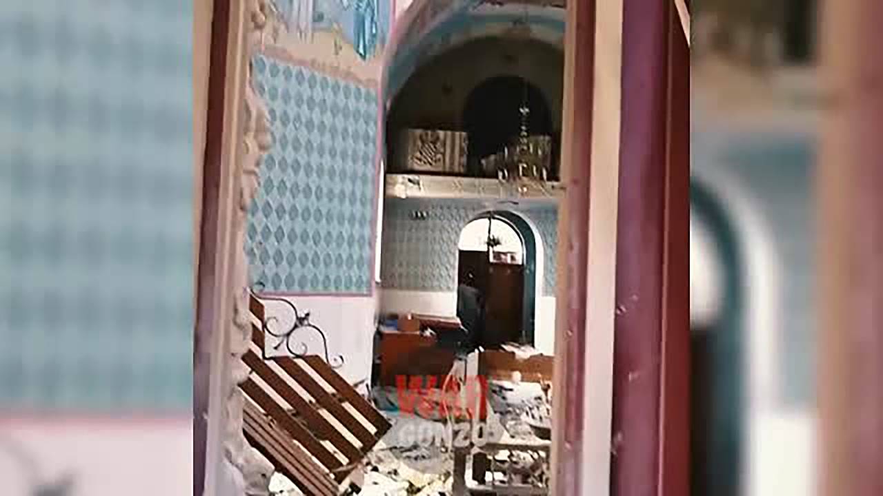 Появились кадры из разрушенного ВСУ православного храма в ДНР
