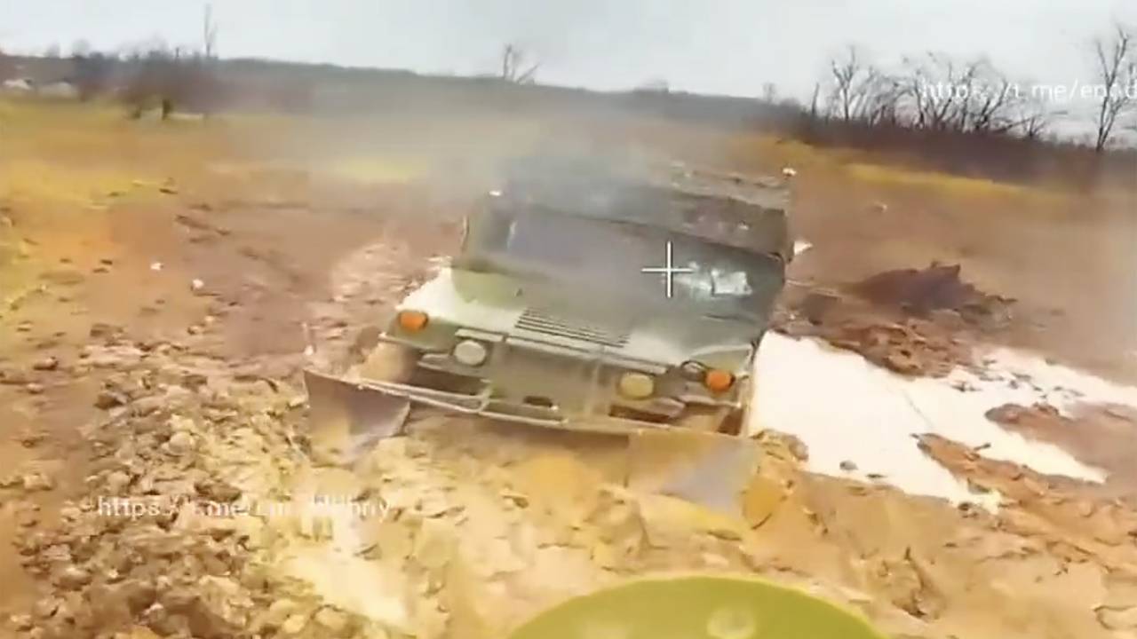 Поддубный показал кадры уничтожения HMMWV ВСУ