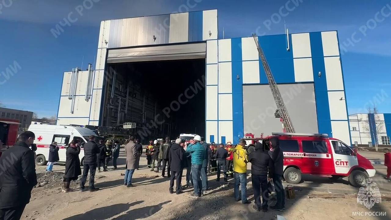 Крупный пожар на судоремонтном заводе в Карелии ликвидирован