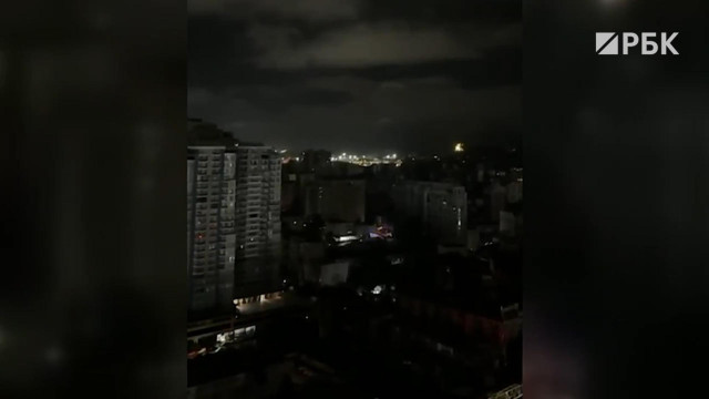 Как выглядит Грузия, оставшаяся без света. Видео